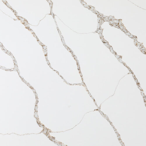 white quartz countertops, white quartz with gold veins, white and gold quartz countertops, quartz slab