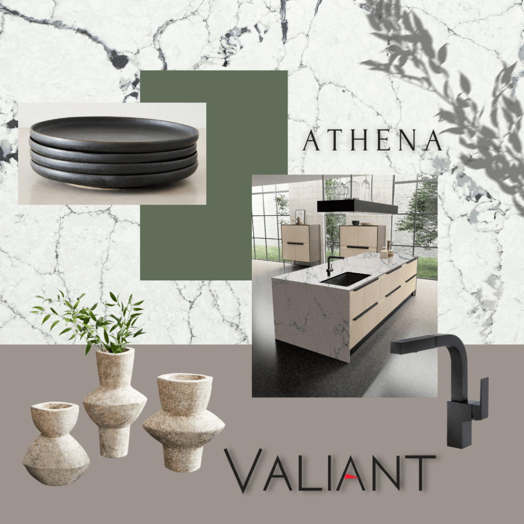 athena, valiant quartz, valiant, valiant surfaces, quartz countertops