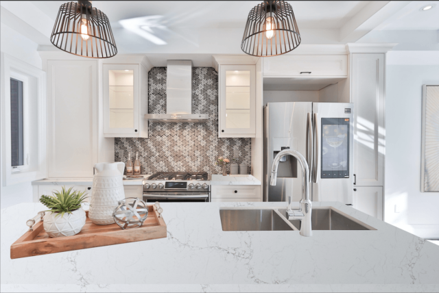 white kitchen countertops, white quartz with grey veins, white and grey quartz countertops, white kitchen cabinet, white kitchen ideas