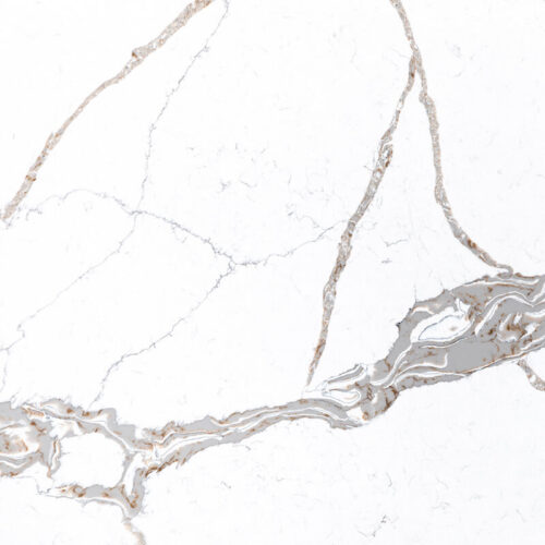 Alexander quartz countertop, white and gold quartz, white quartz countertops, white quartz with gold veins, valiant quartz, countertops