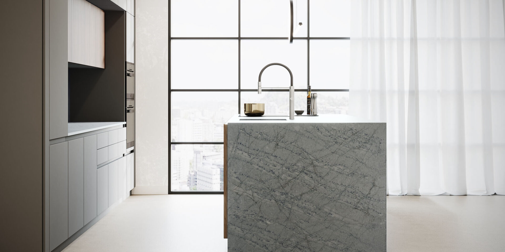 nalanda quartz countertop installation, grey quartz, grey quartz countertops, grey quartz with blue veins, valiant quartz, countertops