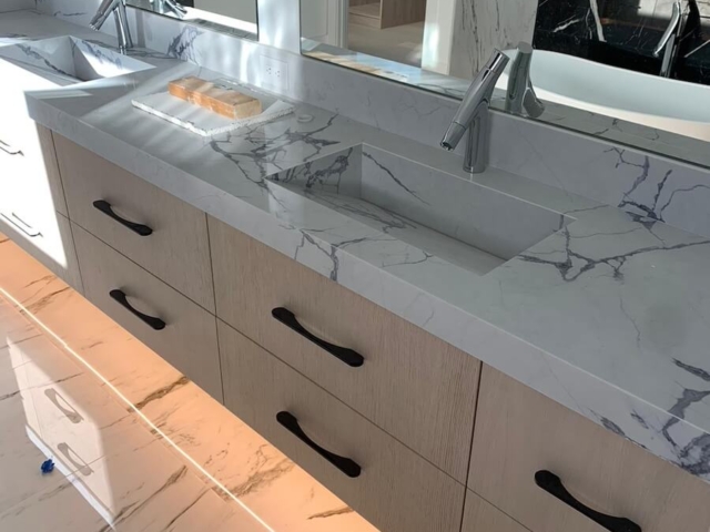 Valiant Tech Luxor Grey Bathroom Install 2
